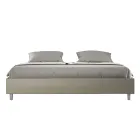 180x200 cm Double Bed Upholstered in Faux Leather Made in Italy - Athlete Viadurini