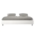180x200 cm Double Bed Upholstered in Faux Leather Made in Italy - Athlete Viadurini