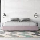 Double Bed 190x200 cm Covered in Microfiber Made in Italy - Athlete Viadurini