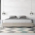 Double Bed 200x200 cm Covered in Microfiber Made in Italy - Athlete Viadurini