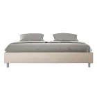 200x200 cm Double Bed Upholstered in Faux Leather Made in Italy - Athlete Viadurini
