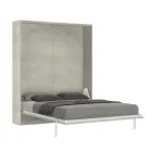 Vertical Foldaway Double Bed in Different Finishes - Magicompare Viadurini