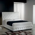 Capitonné Double Bed with Optional Storage Made in Italy - Sciocco