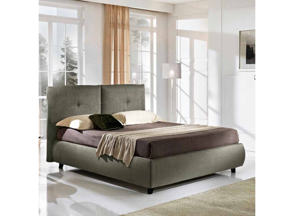 Double bed with lifting box 160x190 / 200 cm Nina Viadurini