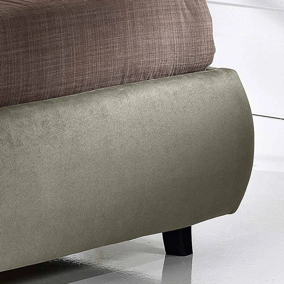 Double bed with lifting box 160x190 / 200 cm Nina Viadurini