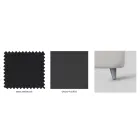 Double bed with padded bed frame Made in Italy - Shadow Viadurini