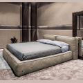 Double bed with optional bed base and storage unit Made in Italy - Ribelle