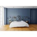 Double Bed with Tubular Iron Headboard Made in Italy - Kenzo