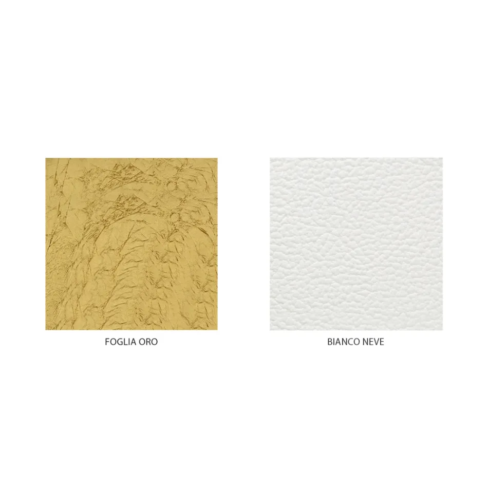 Classic Style Double Bed in Iron and Leather Made in Italy - King Viadurini