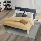 Luxury Design Double Bed in Eco-Leather or Fabric Made in Italy – Generus Viadurini