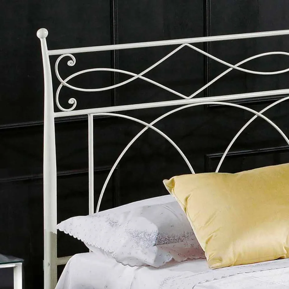 Bed design-forged wrought iron hand Sydney Viadurini
