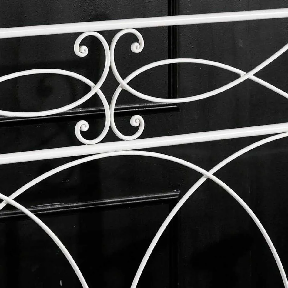 Bed design-forged wrought iron hand Sydney Viadurini