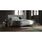 Double bed, without container, contemporary design Corolle by Bolzan Viadurini