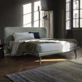 Double bed, without container, contemporary design Corolle by Bolzan