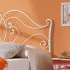 double bed of solid iron Allie design, made in Italy Viadurini