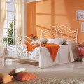 Italian iron double bed Allie, classic design, handmade