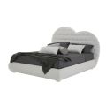 Luxury Double Bed with Box and Swarovski Made in Italy - Heart