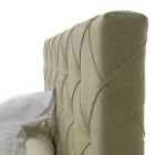 Luxury Upholstered Double Bed with Storage Box Made in Italy – Torn Viadurini