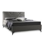 Upholstered Double Bed with Storage Box Made in Italy - Sunflower Viadurini