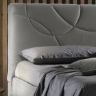 Upholstered Double Bed with Storage Box Made in Italy - Girasole Viadurini