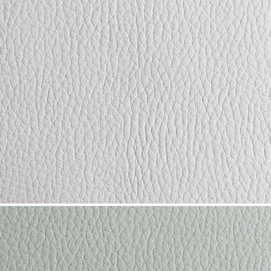 Upholstered double bed with chest of drawers in eco-leather or fabric - Notre Dame Viadurini