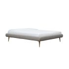 Upholstered Double Bed with Mattress and 2 Bedside Tables Made in Italy - Rolly Viadurini