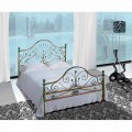 Wrought-iron double bed Fenice