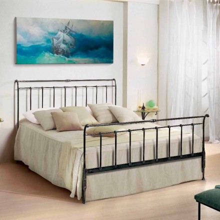 double bed in wrought iron full hand made Kate Viadurini