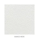 Double Bed in Iron and Real Leather, 2 Bedside Tables and Mattress - Reasons Viadurini