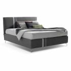 Fabric double bed with container Made in Italy - Paolo Viadurini