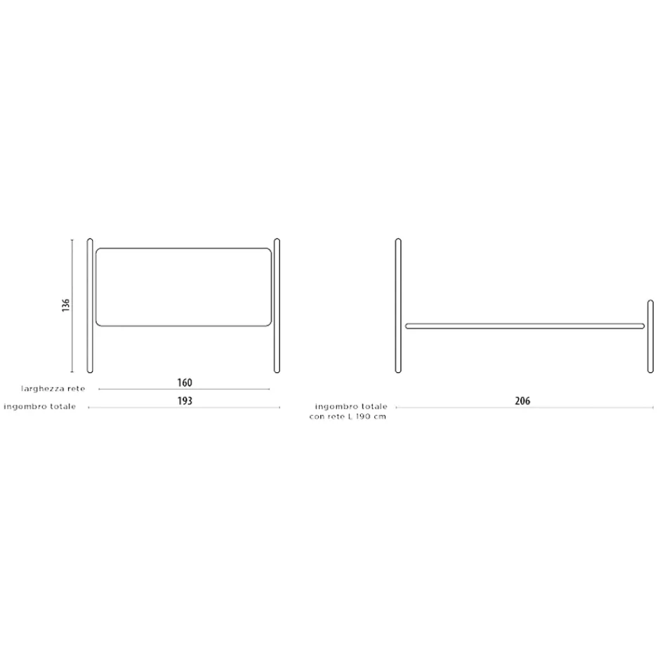 Genuine Leather Double Bed Complete with Mattress and 2 Bedside Tables - King Viadurini