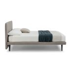 Modern design double bed, with thin base, Gaya New by Bolzan Viadurini