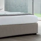 Modern Double Bed with Fireproof Leather Box - Ania Viadurini