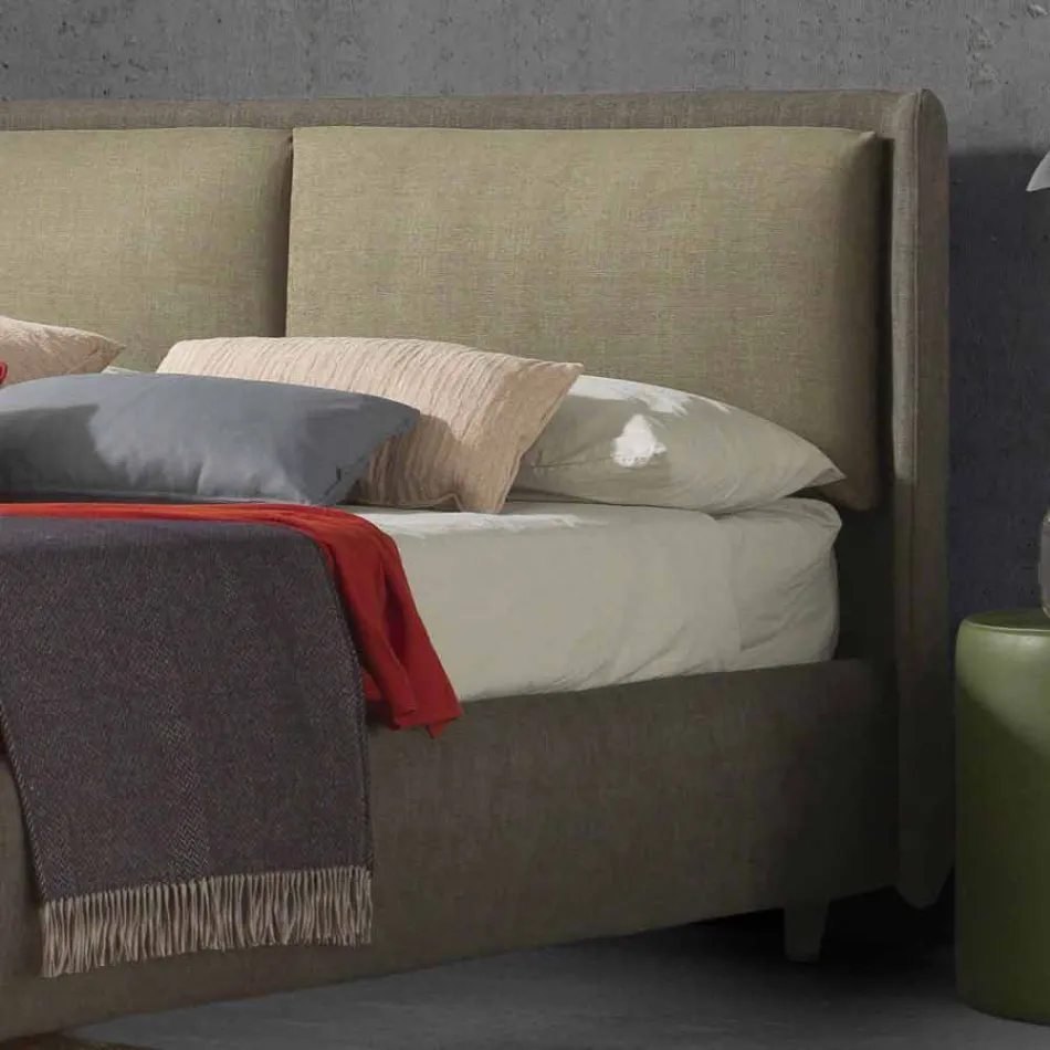 Modern double bed, without storage, Kate by Bolzan Viadurini