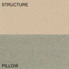 Round Double Bed Covered in Made in Italy Design Ecoleather - Vesio Viadurini