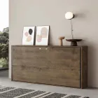 Horizontal Foldaway Single Bed Made in Italy - Collaborative Viadurini