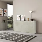Horizontal Foldaway Single Bed Made in Italy - Collaborative Viadurini
