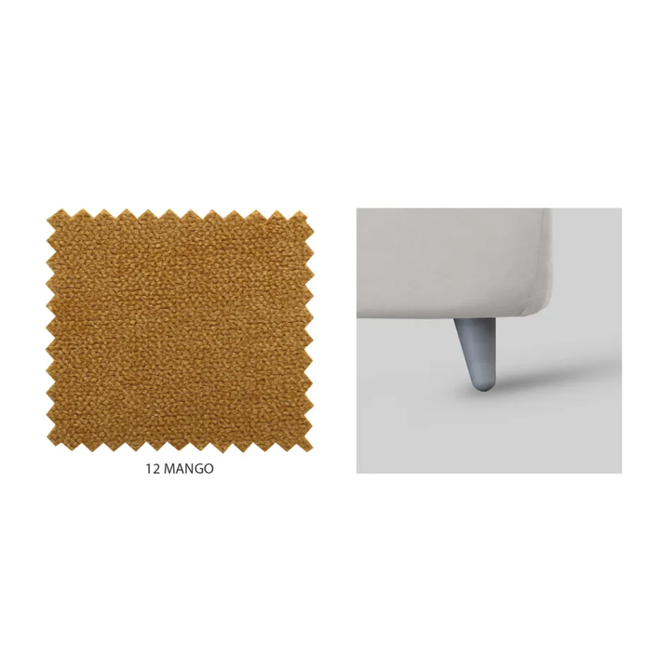 Single Bed with Optional Storage Made in Italy - Ciccio Viadurini