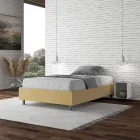 Queen-Sized Bed 120x200 cm Covered in Microfiber Made in Italy - Athlete Viadurini