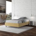 Queen-Sized Bed 120x200 cm Covered in Microfiber Made in Italy - Athlete