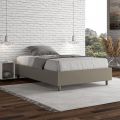 Queen-Sized Bed 120x200 cm Upholstered in Faux Leather Made in Italy - Athlete