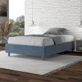 Double Bed 140x200 cm Covered in Microfibre Made in Italy - Atleta