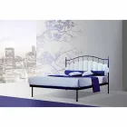 A bed and a Half Square Wrought Iron Amethyst Viadurini