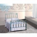Wrought-iron small double bed Diamante
