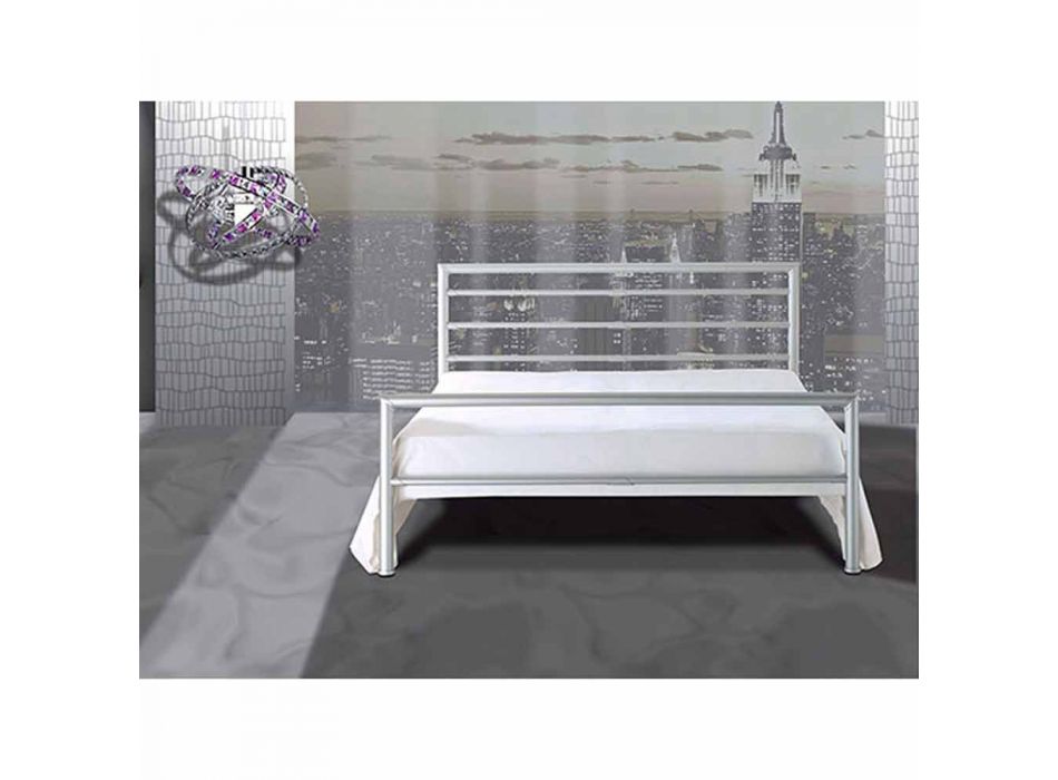 A bed and a Half Square Wrought Iron Dionysus Viadurini