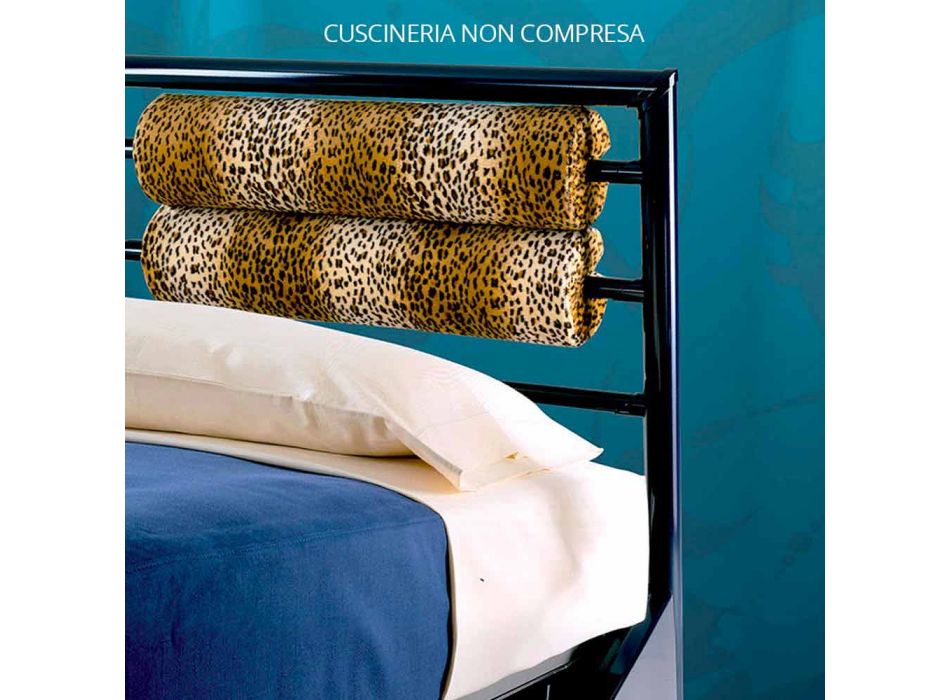 A bed and a Half Square Wrought Iron Dionysus Viadurini