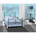 Wrought-iron small double bed Fenice