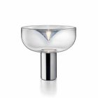 Leucos Aella contemporary glass table lamp in Led RGB crystal glass Viadurini