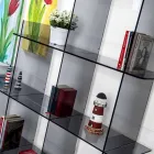 Smoke wall book Sfera3 L180 x H180 x P30 cm, made in Italy Viadurini