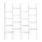 Wall Bookcase in Transparent Plexiglass Design up to 4 Elements - Trezza Viadurini